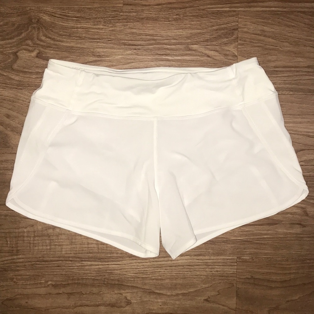 White Sports Shorts